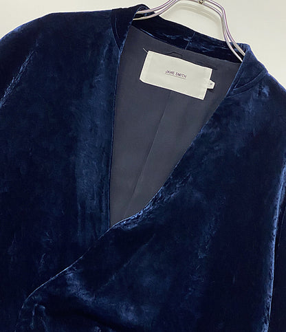 ジェーン スミス ジャケット 20WJK-#431L ベロアノーカラー レディース SIZE 38 JANE SMITH