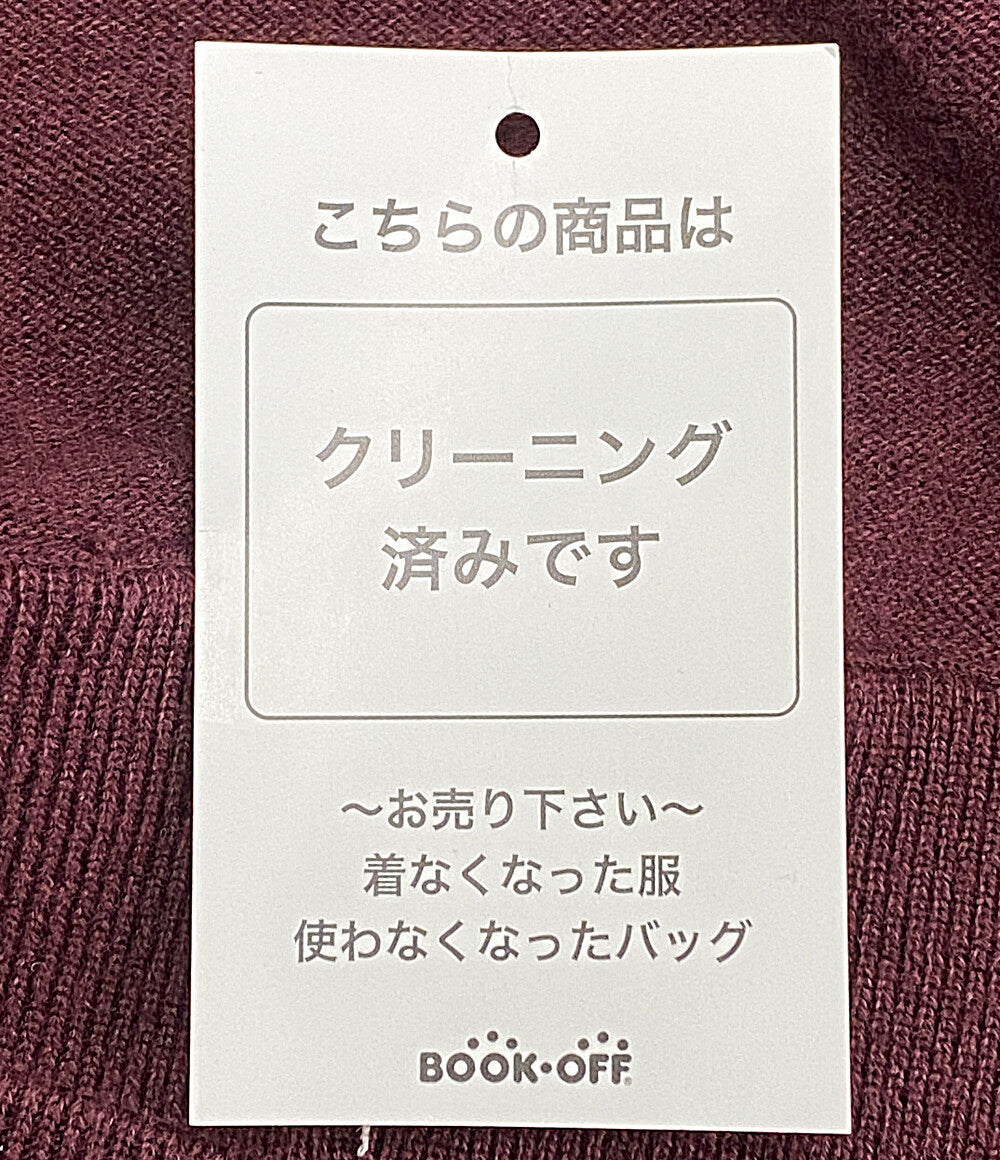マルタンマルジェラ  ショートニットポンチョ バーガンディー      レディース SIZE S  MARTIN MARGIELA