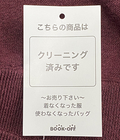 マルタンマルジェラ  ショートニットポンチョ バーガンディー      レディース SIZE S  MARTIN MARGIELA