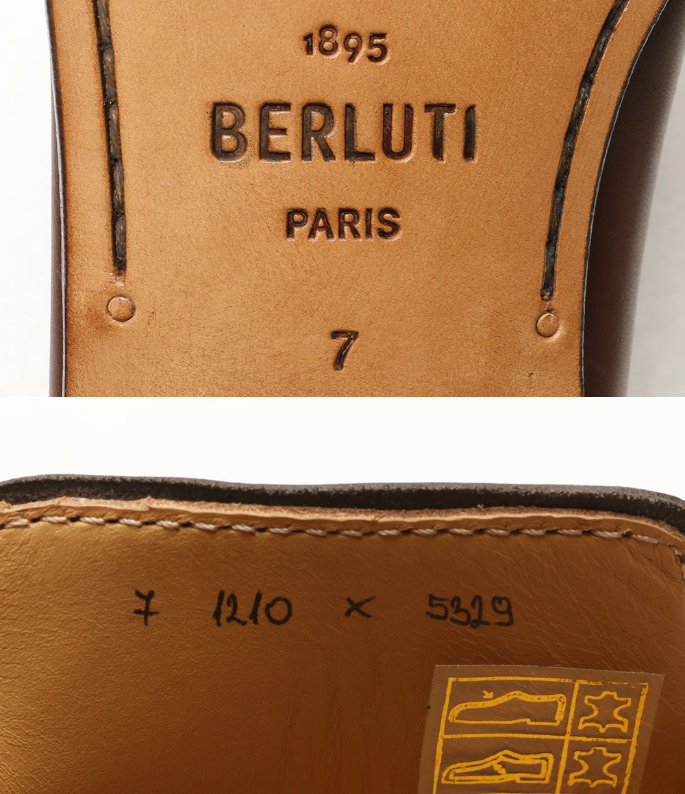 Berluti ロレンツォ リミニ カンガルー レザー ローファー メンズ SIZE 7 ベルルッティ