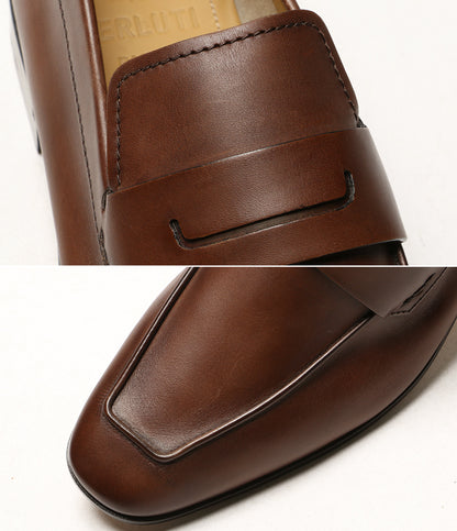 Berluti ロレンツォ リミニ カンガルー レザー ローファー メンズ SIZE 7 ベルルッティ