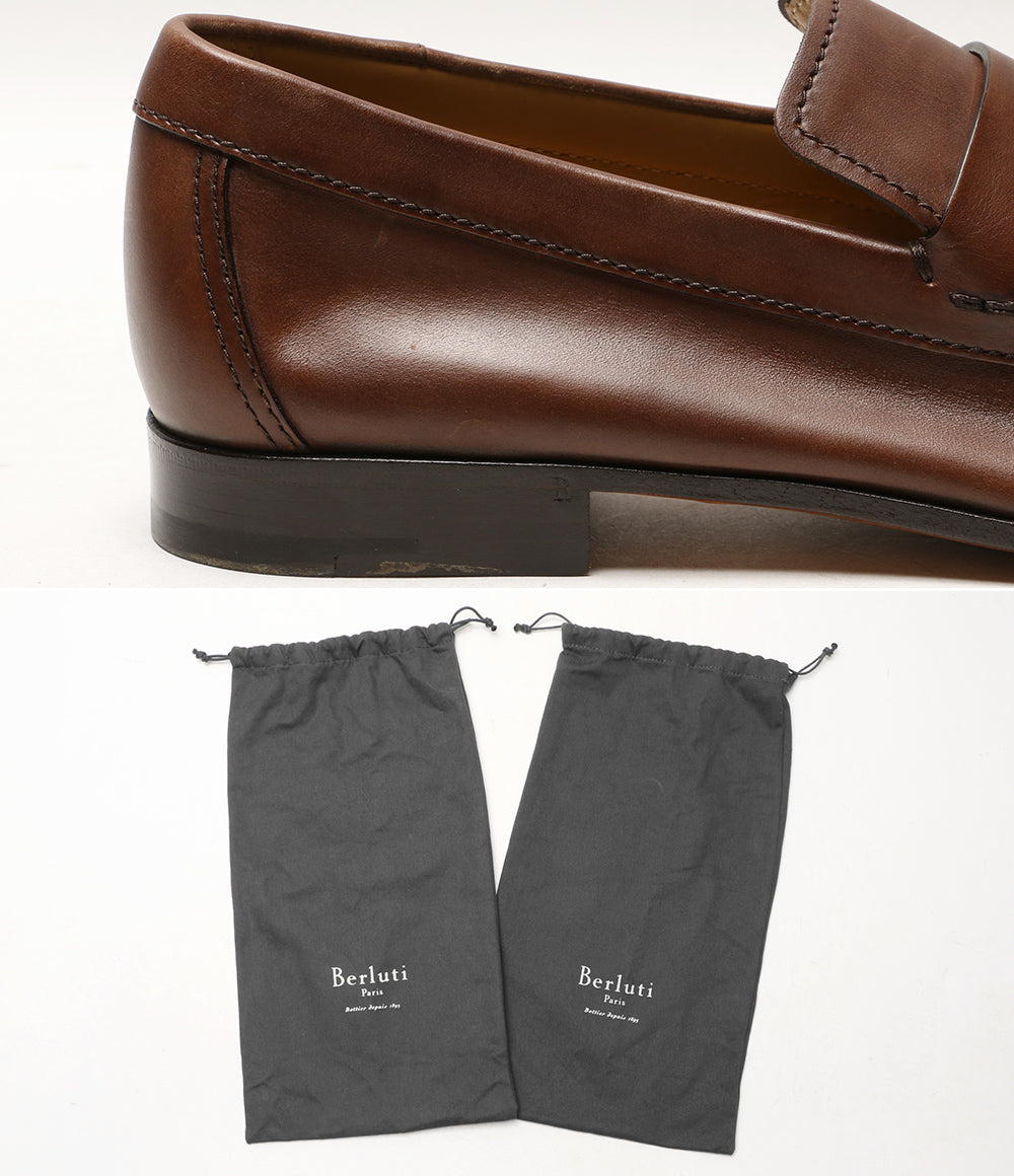 Berluti ロレンツォ リミニ カンガルー レザー ローファー メンズ SIZE 7 ベルルッティ