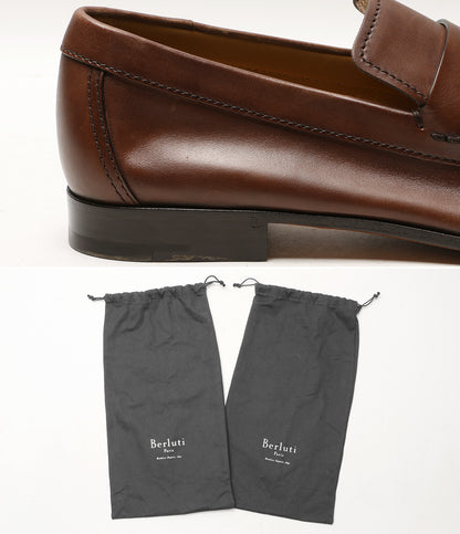 Berluti ロレンツォ リミニ カンガルー レザー ローファー メンズ SIZE 7 ベルルッティ