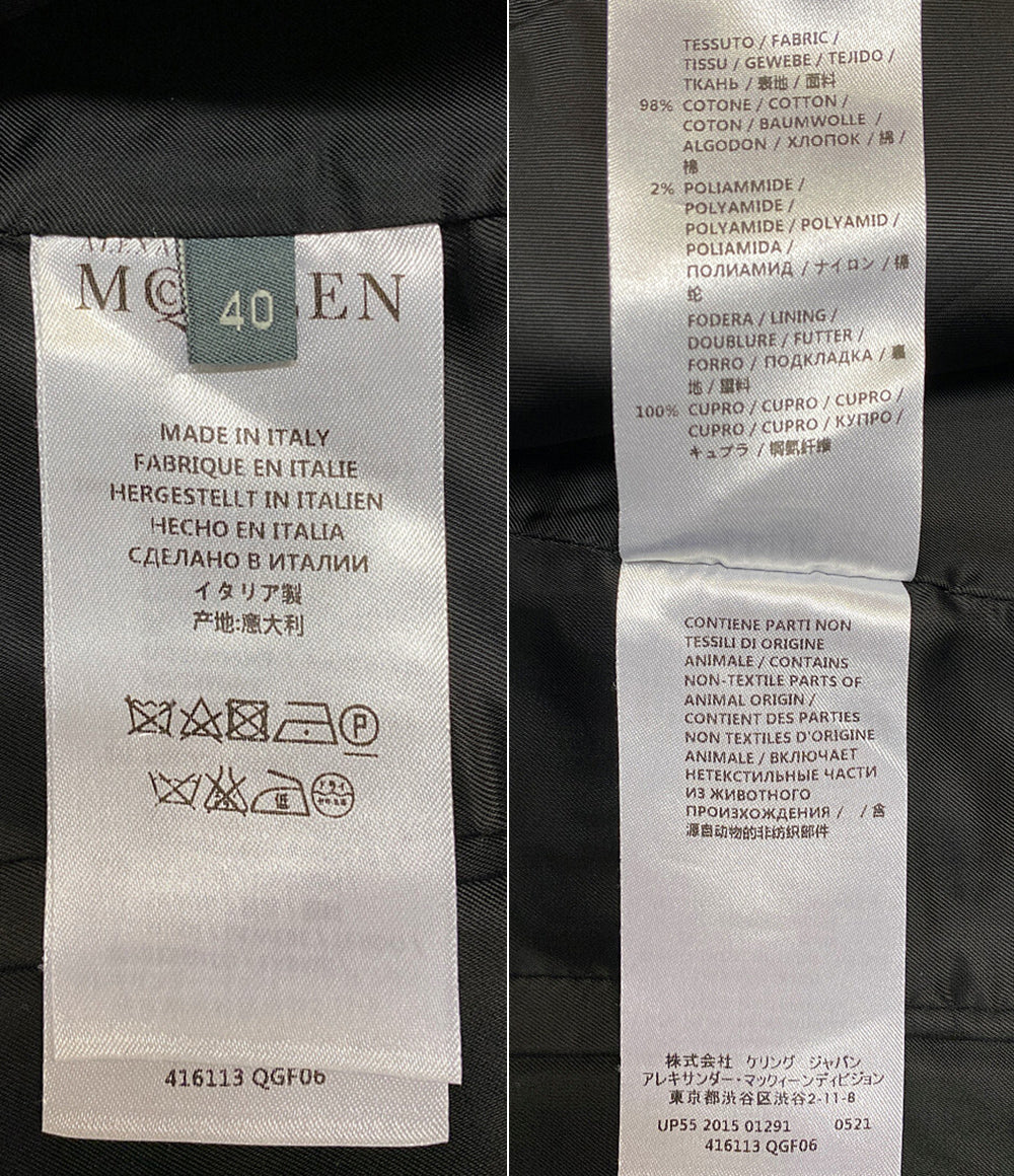 アレキサンダーマックイーン  ジャケット ブラック      レディース SIZE 40  Alexander Mcqueen