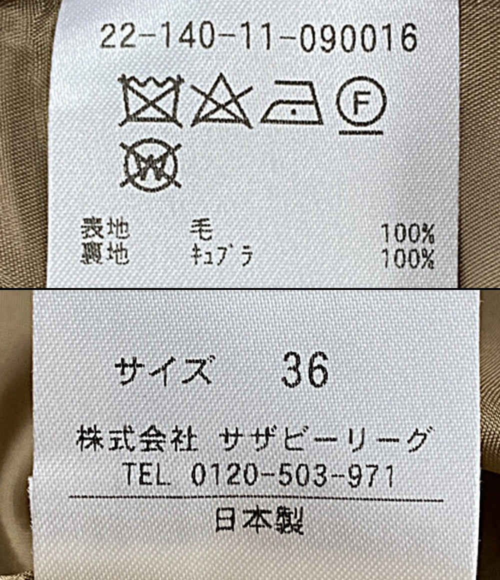 COLUMN コラム 長袖ワンピース 22-140-11 レディース SIZE 36