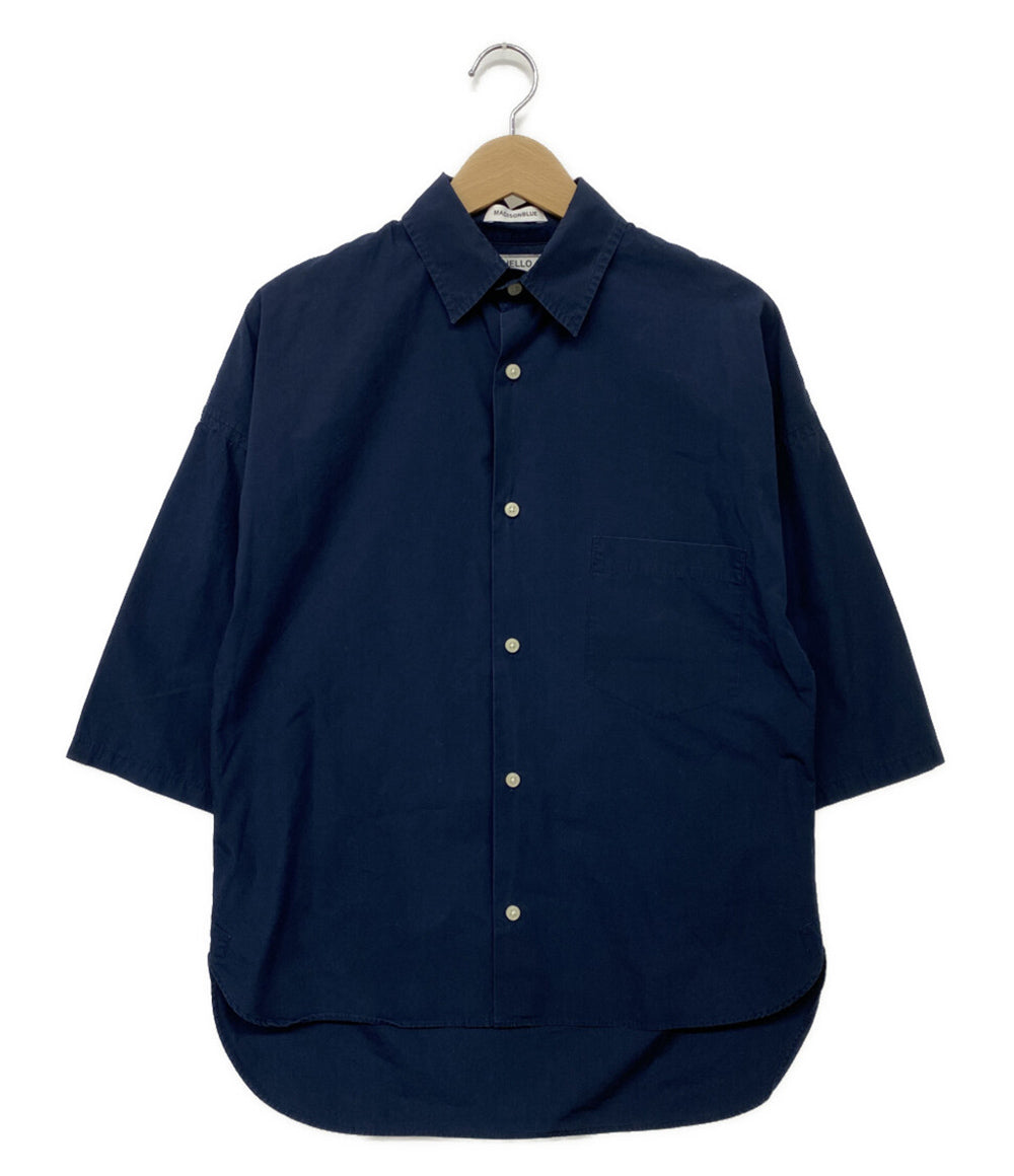 マディソンブルー 半袖シャツ ブルー     MB999-5718 メンズ SIZE S  MADISONBLUE