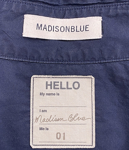 マディソンブルー 半袖シャツ ブルー     MB999-5718 メンズ SIZE S  MADISONBLUE