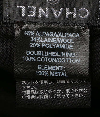 シャネル  ツイード バケットハット ブラック×ピンク      レディース SIZE M  CHANEL