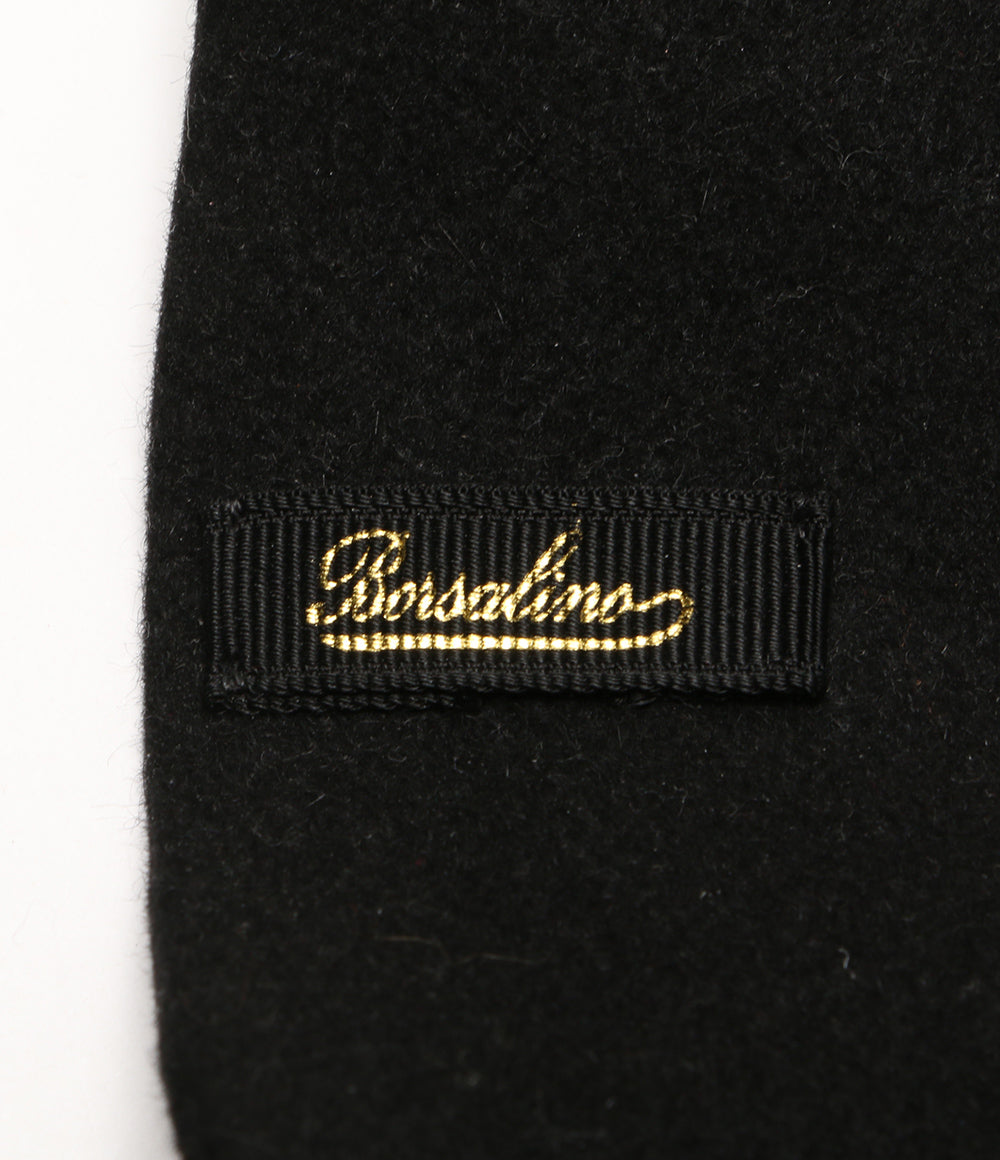 美品 Borsalino AMI Alexandre Mattiussi ハット UHA260 UHA260 レディース SIZE 59 ボルサリーノ