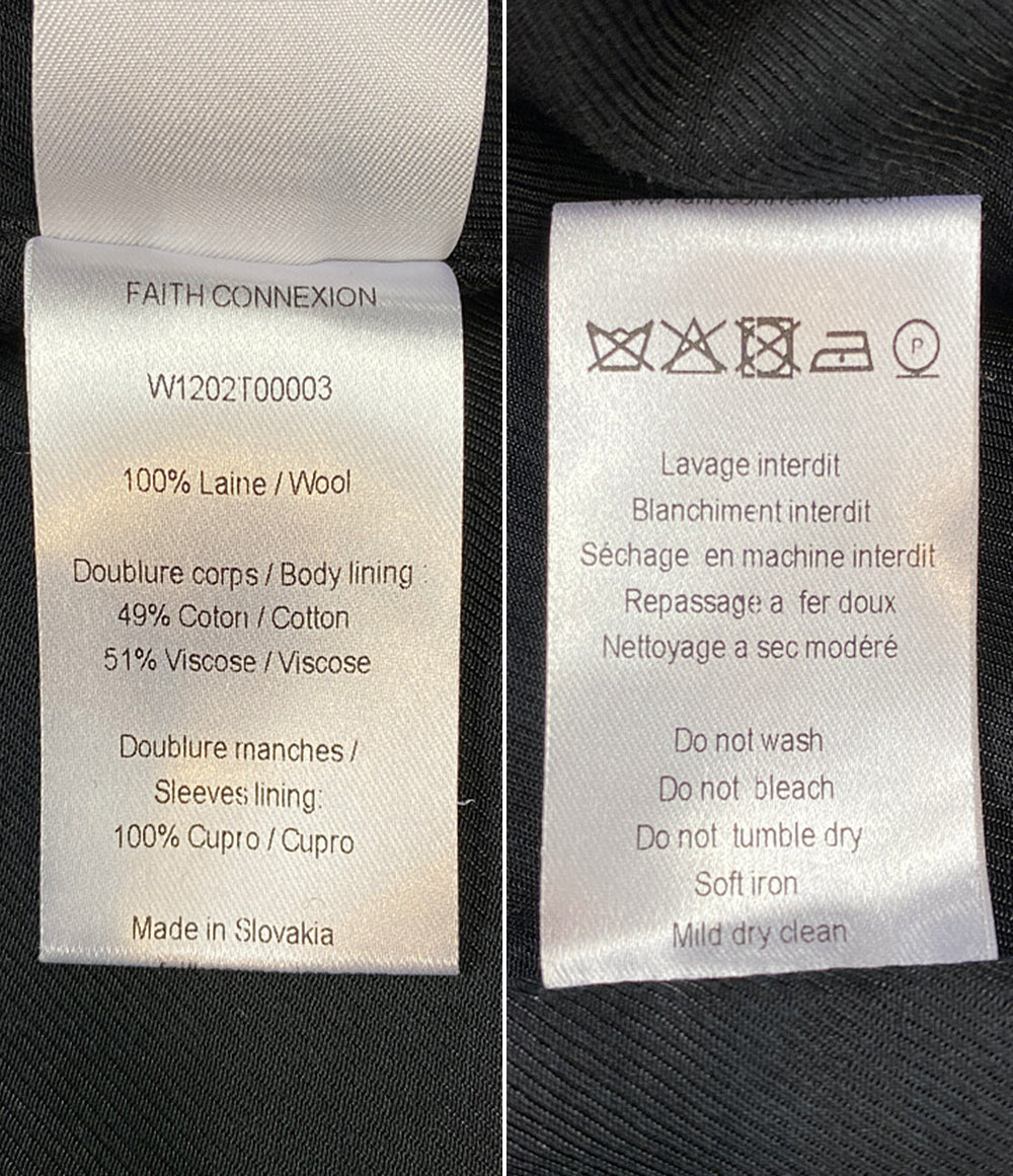 FAITH CONNEXION テーラードジャケット ダブル ネイビー レディース SIZE 48 フェイスコネクション