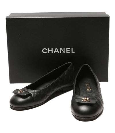 シャネル  ブラック バレリーナ カーフスキン     G45879 レディース SIZE 36 1/2  CHANEL