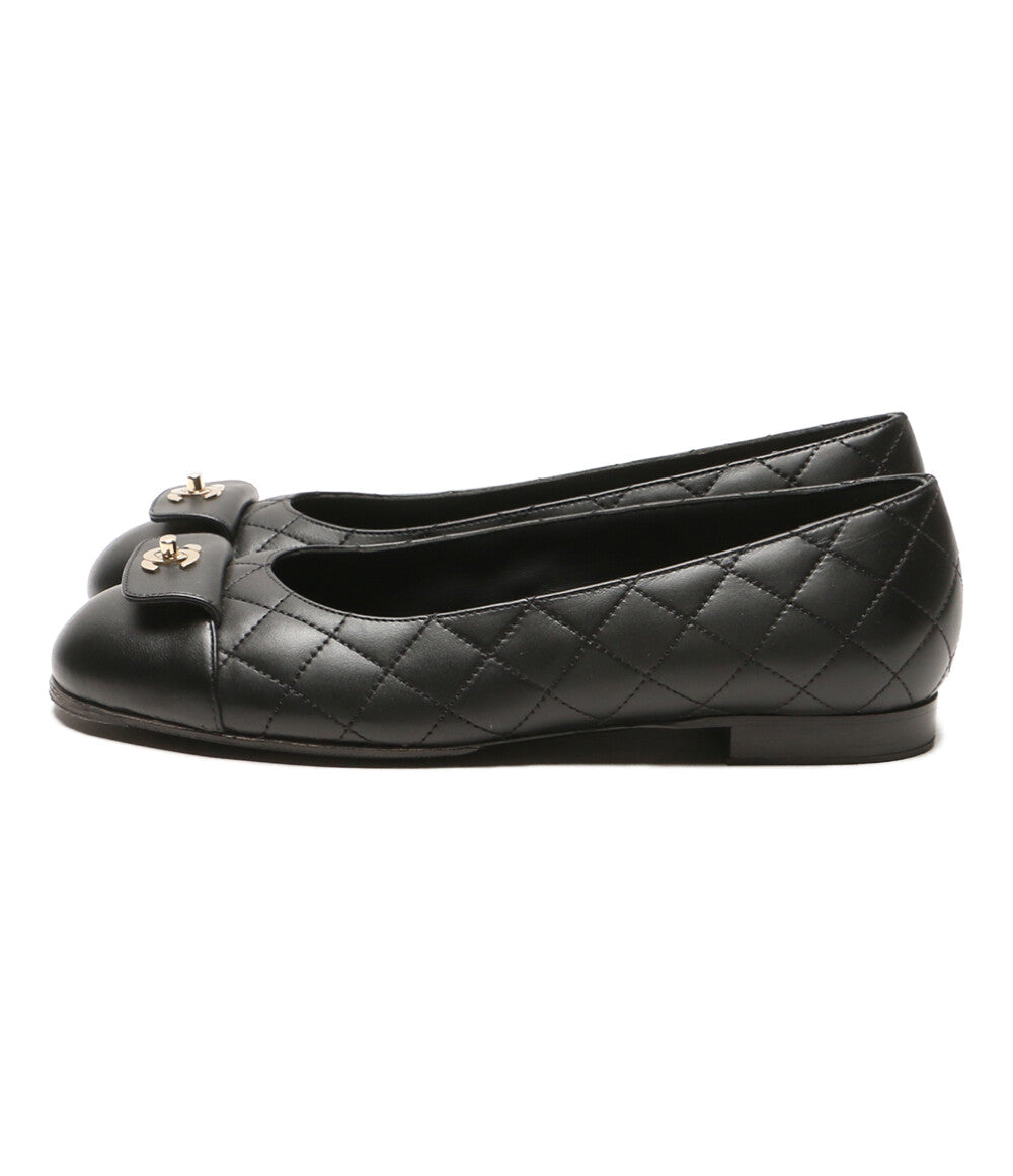 シャネル  ブラック バレリーナ カーフスキン     G45879 レディース SIZE 36 1/2  CHANEL