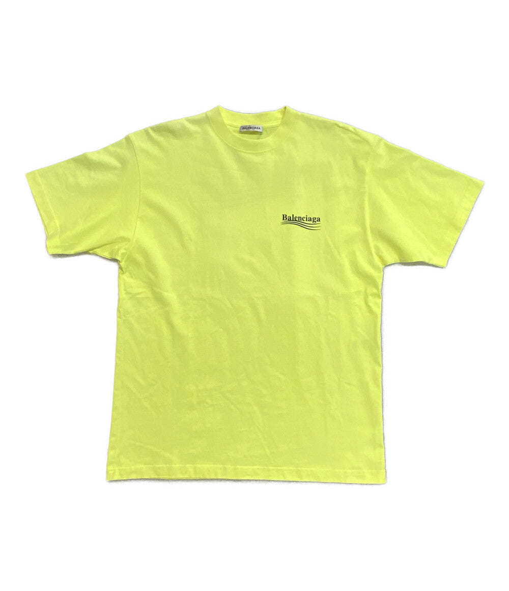 バレンシアガ 美品 半袖Ｔシャツ イエロー ロゴ JP57 2020 01158      メンズ SIZE XS  BALENCIAGA