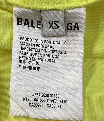 バレンシアガ 美品 半袖Ｔシャツ イエロー ロゴ JP57 2020 01158      メンズ SIZE XS  BALENCIAGA