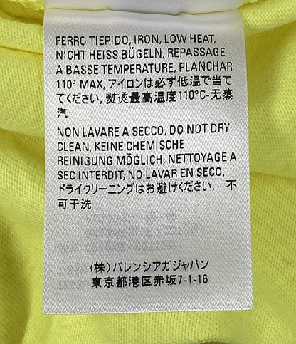 バレンシアガ 美品 半袖Ｔシャツ イエロー ロゴ JP57 2020 01158      メンズ SIZE XS  BALENCIAGA