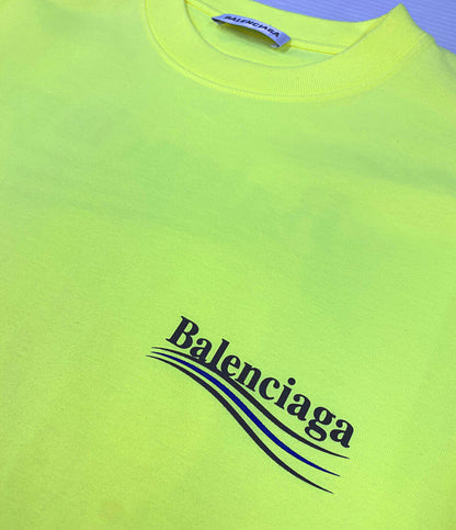 バレンシアガ 美品 半袖Ｔシャツ イエロー ロゴ JP57 2020 01158      メンズ SIZE XS  BALENCIAGA