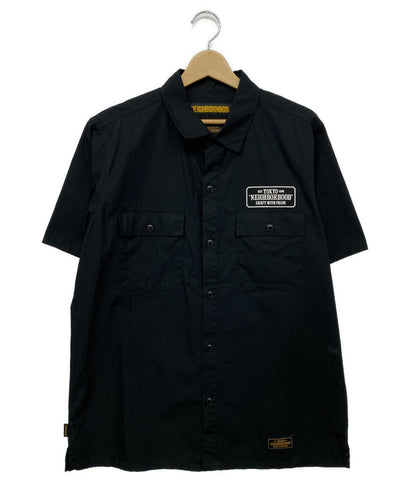 ネイバーフッド  半袖シャツ ブラック 18ss    181TSNH-SHM02 メンズ SIZE L  NEIGHBORHOOD