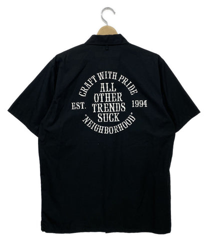 ネイバーフッド  半袖シャツ ブラック 18ss    181TSNH-SHM02 メンズ SIZE L  NEIGHBORHOOD