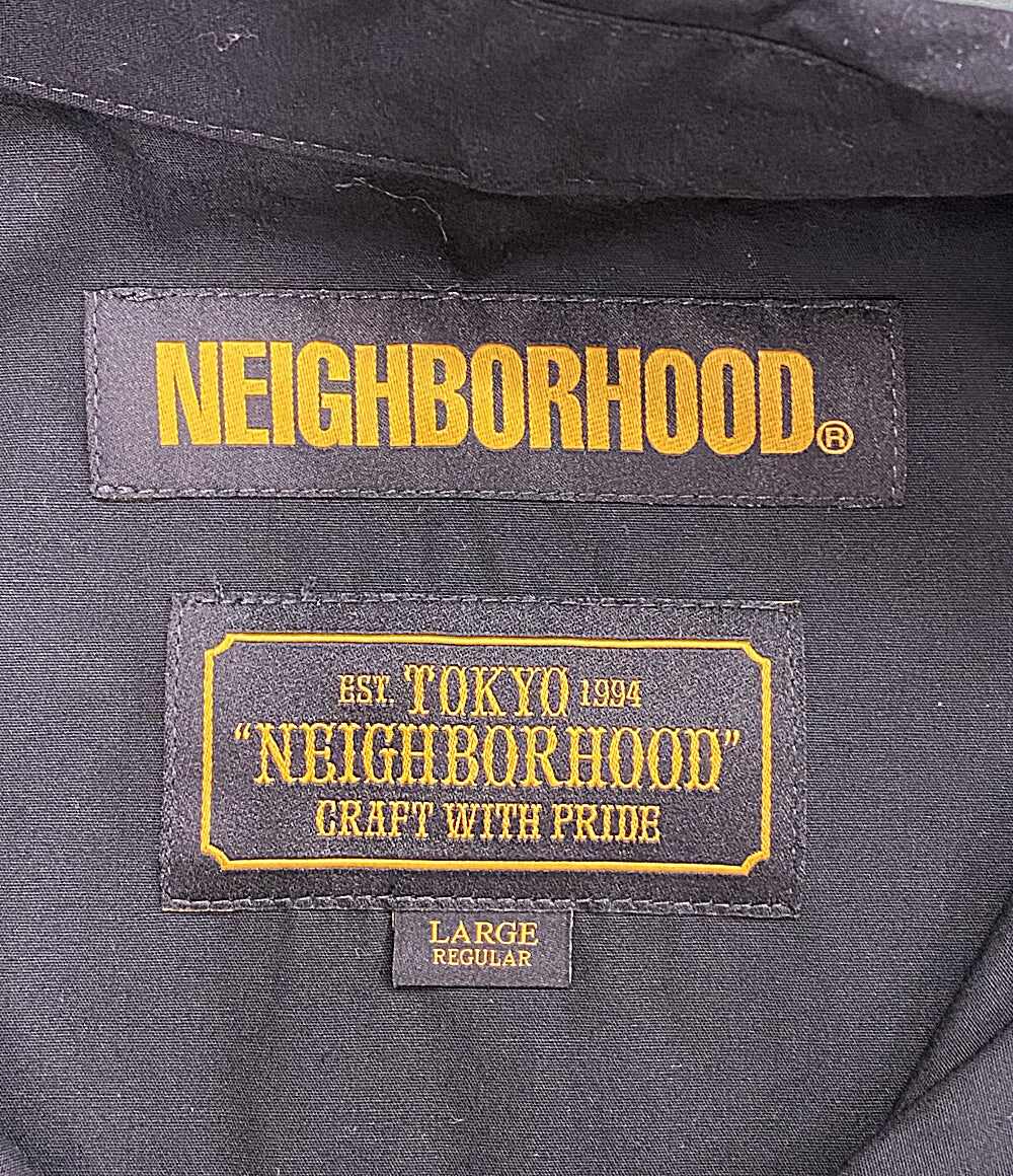 ネイバーフッド  半袖シャツ ブラック 18ss    181TSNH-SHM02 メンズ SIZE L  NEIGHBORHOOD