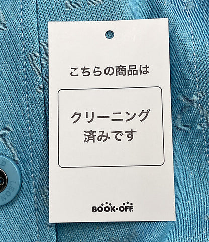 レオナール ジャケット ブルー シルク100 0358497 レディース SIZE 11AR LEONARD