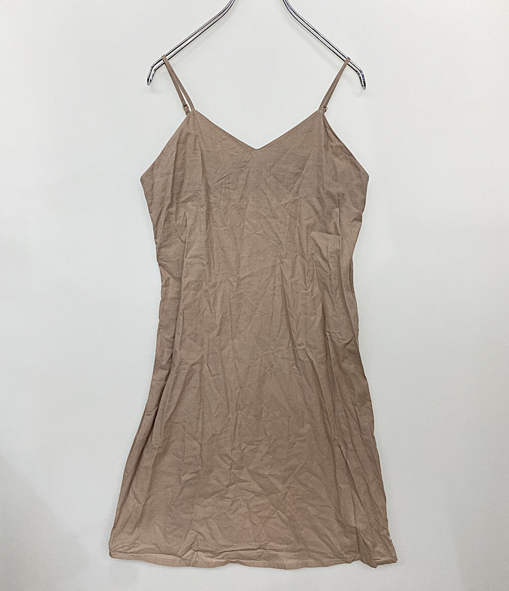 Her lip to ハーリップトゥ 長袖ワンピース ベージュ レース レディース SIZE M