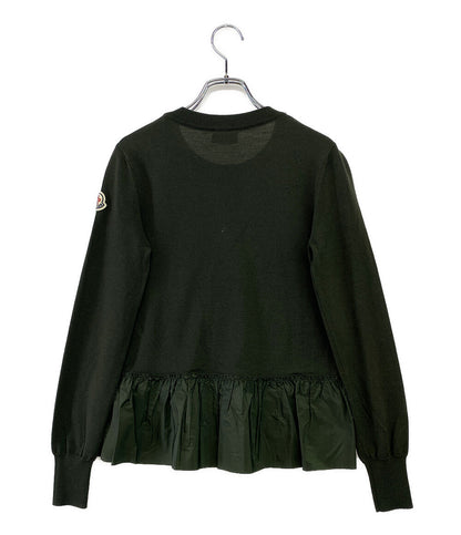 MONCLER 長袖ニット フリルドッキング レディース SIZE XS モンクレール