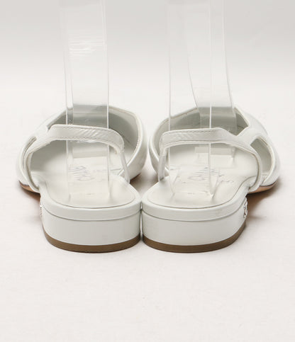 シャネル  パンプス スリングバックパンプス ココマーク ホワイト     G31319 レディース SIZE 35  CHANEL