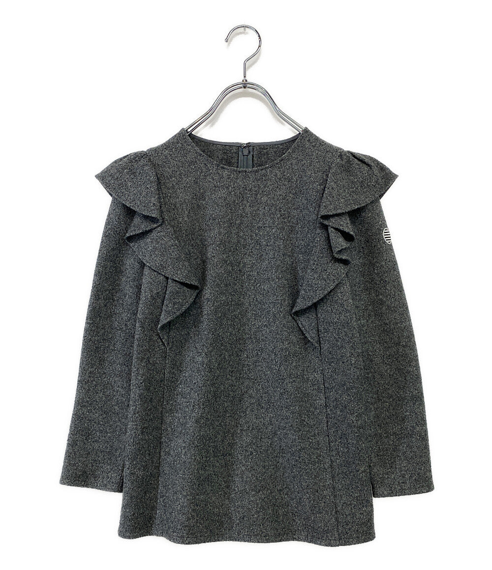 ボーダーズアットバルコニー ブラウス ウール ドレープ レディース SIZE 36 BORDERS at BALCONY