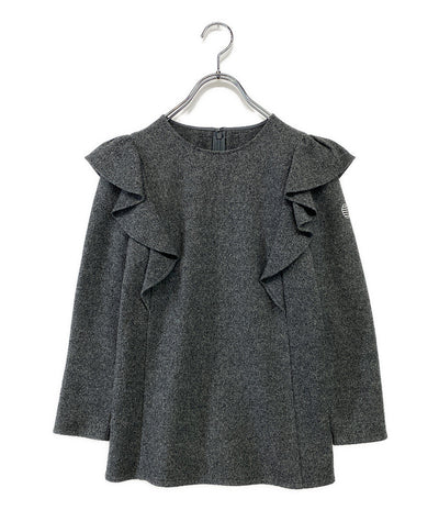 ボーダーズアットバルコニー ブラウス ウール ドレープ レディース SIZE 36 BORDERS at BALCONY