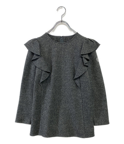 ボーダーズアットバルコニー ブラウス ウール ドレープ レディース SIZE 36 BORDERS at BALCONY