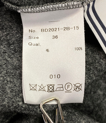 ボーダーズアットバルコニー ブラウス ウール ドレープ レディース SIZE 36 BORDERS at BALCONY