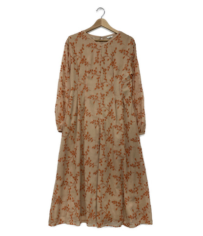 CLANE ワンピース オレンジ 総柄 1112-5222 レディース SIZE 1 クラネ