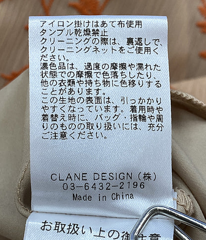 CLANE ワンピース オレンジ 総柄 1112-5222 レディース SIZE 1 クラネ