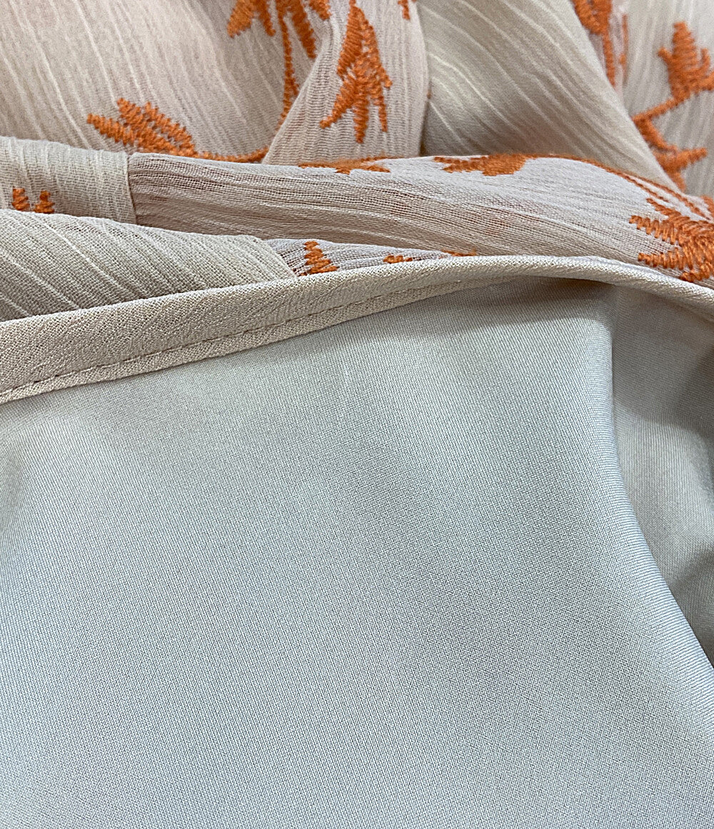 CLANE ワンピース オレンジ 総柄 1112-5222 レディース SIZE 1 クラネ