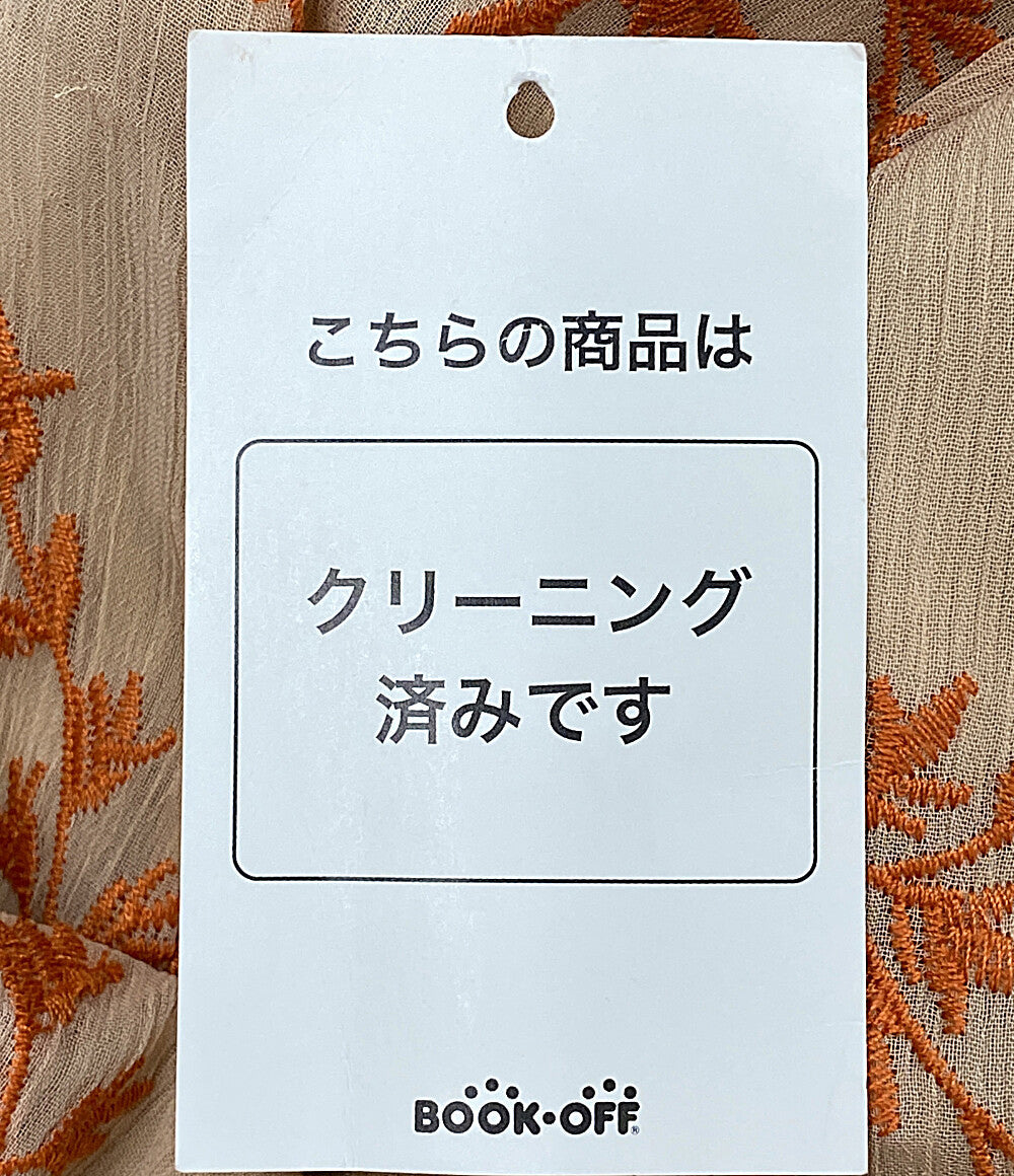 CLANE ワンピース オレンジ 総柄 1112-5222 レディース SIZE 1 クラネ