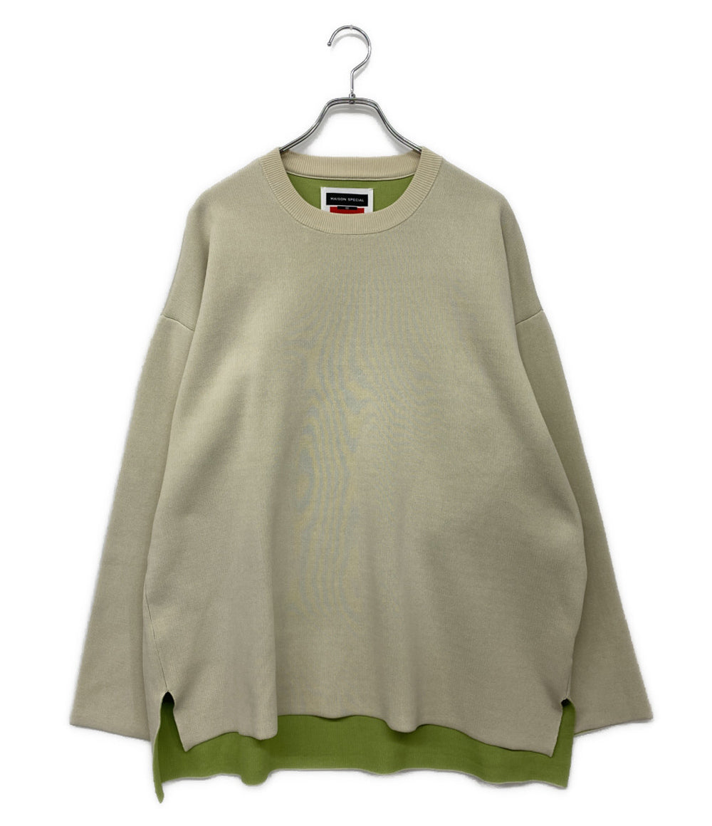 MAISON SPECIAL メゾンスペシャル ダブルフェイスリバーシブルニット 11232361307 メンズ SIZE 2