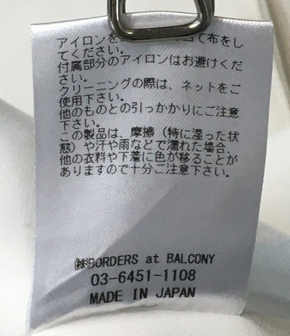 BORDERS at BALCONY ボーダーズアットバルコニー ハートネックツイルブラウス BD2221-3C-02 レディース SIZE 36