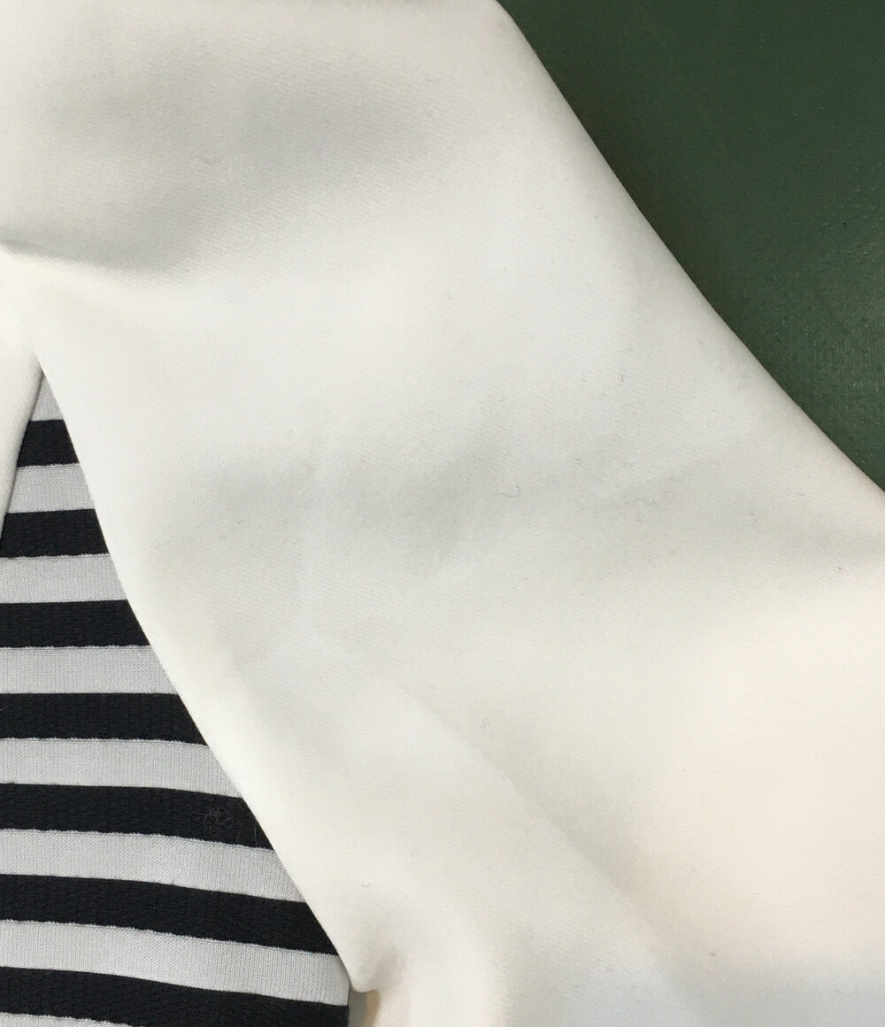 BORDERS at BALCONY ボーダーズアットバルコニー ハートネックツイルブラウス BD2221-3C-02 レディース SIZE 36