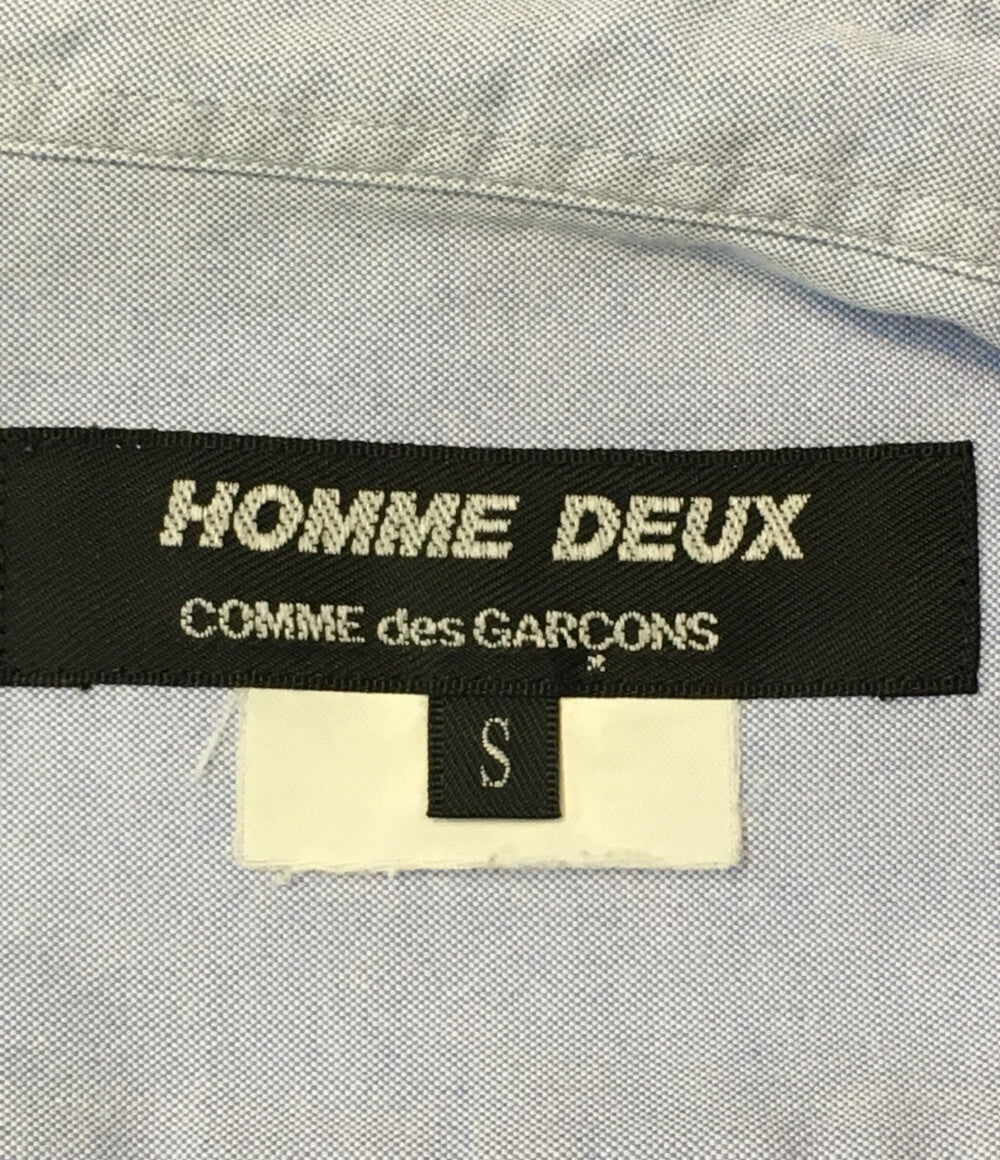 コムデギャルソンオムドゥ 長袖シャツ サックス     DS-B023 AD2016 メンズ SIZE S  COMME DES GARCON HOMME DEUX