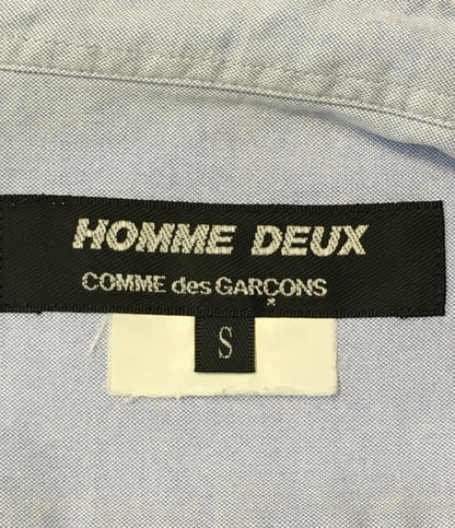 コムデギャルソンオムドゥ 長袖シャツ サックス     DS-B023 AD2016 メンズ SIZE S  COMME DES GARCON HOMME DEUX