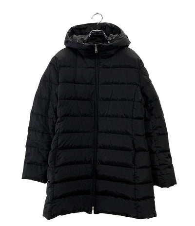 プラダ  ダウンコート ブラック 三角プレート      レディース SIZE 42  PRADA