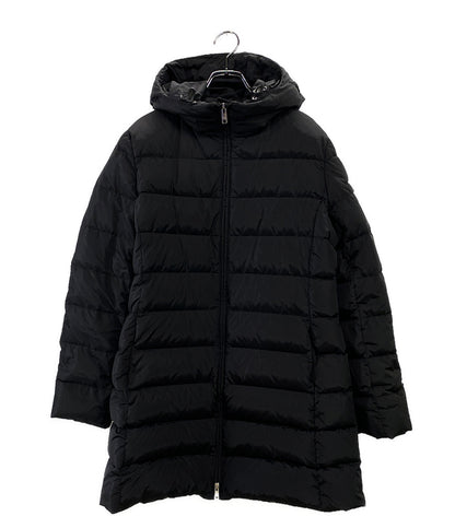 プラダ  ダウンコート ブラック 三角プレート      レディース SIZE 42  PRADA