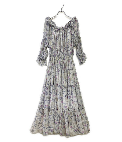 Her lip to ハーリップトゥ シフォンワンピース 長袖 花柄 レディース SIZE Free