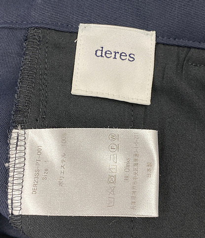 deres デレス ワイドパンツ ネイビー 2023ss レディース SIZE 1