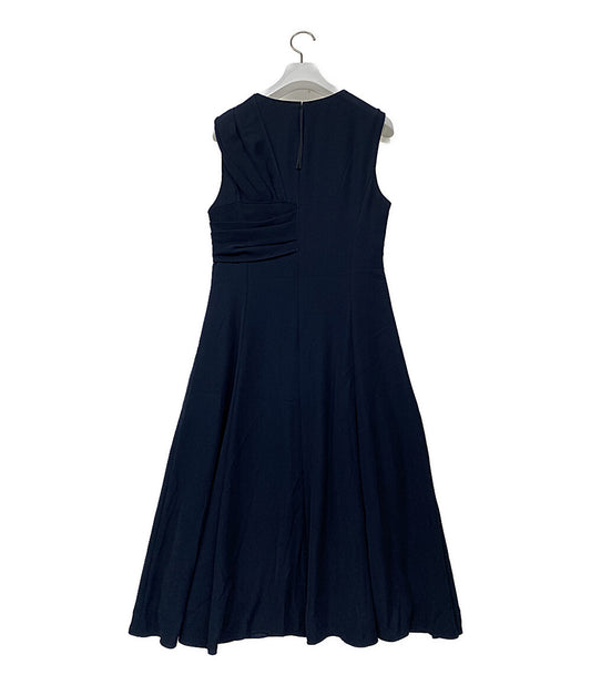 美品 AMERI アメリ ノースリーブワンピース 花柄 デニム 0125105911220