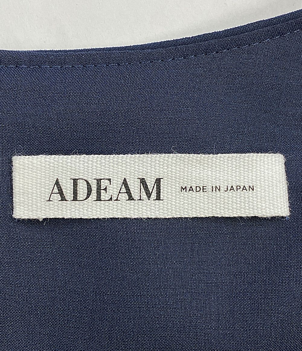 ADEAM ノースリーブワンピース AR00X06T ネイビー レディース SIZE 2