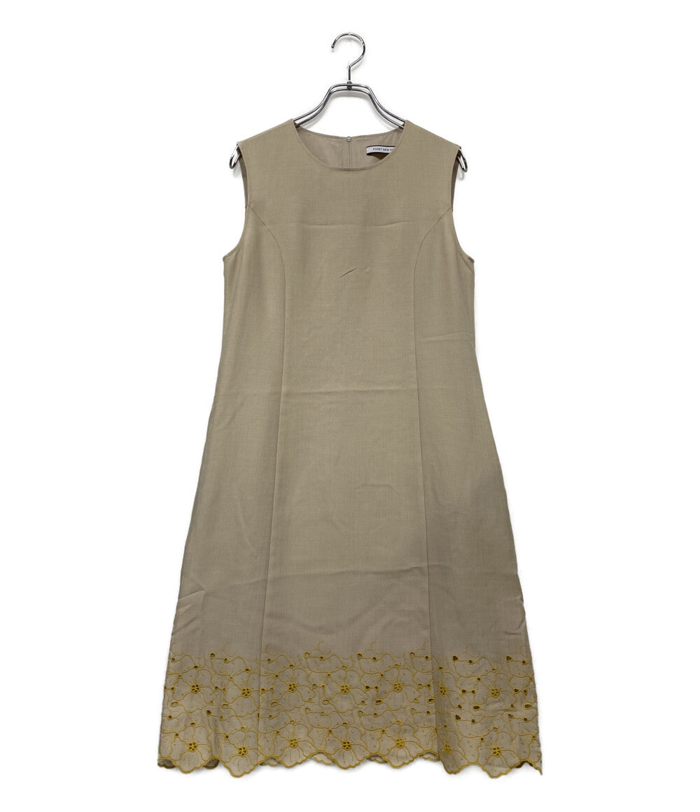 フォクシー  ノースリーブワンピース 44429-NSOOE615SI      レディース SIZE 38  foxey