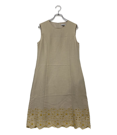 フォクシー  ノースリーブワンピース 44429-NSOOE615SI      レディース SIZE 38  foxey