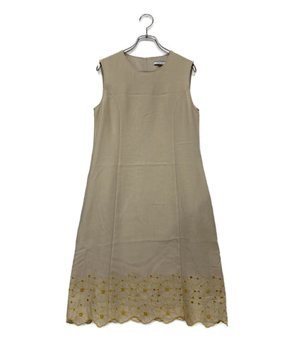 フォクシー  ノースリーブワンピース 44429-NSOOE615SI      レディース SIZE 38  foxey