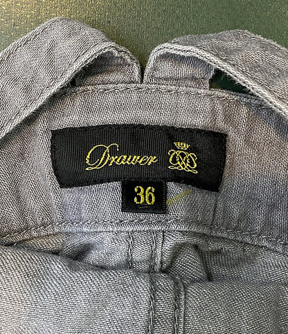 Drawer オーバーオール ライトグレー 6514-299-1078 レディース SIZE 36 ドゥロワー